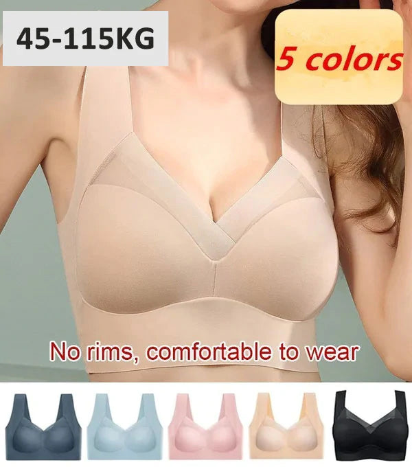 FASHION DEEP CUP BRA SUMMER SEXY PUSH UP WIRELESS BRAS (SIZE RUNS THE SAME AS REGULAR BRAS)