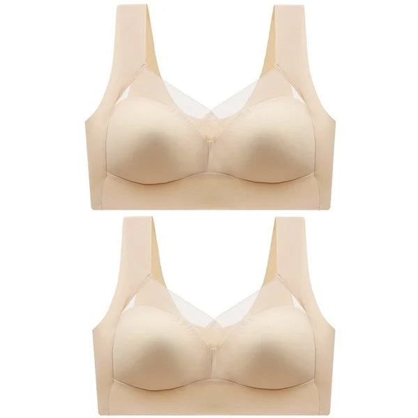 FASHION DEEP CUP BRA SUMMER SEXY PUSH UP WIRELESS BRAS (SIZE RUNS THE SAME AS REGULAR BRAS)-12