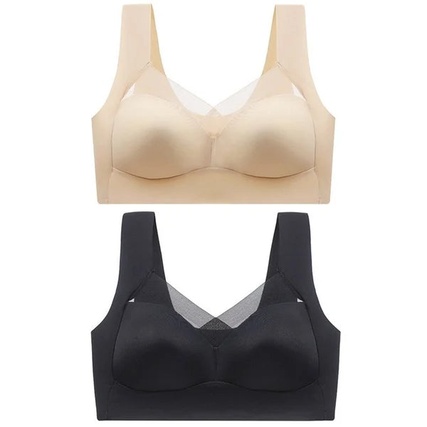 FASHION DEEP CUP BRA SUMMER SEXY PUSH UP WIRELESS BRAS (SIZE RUNS THE SAME AS REGULAR BRAS)-14