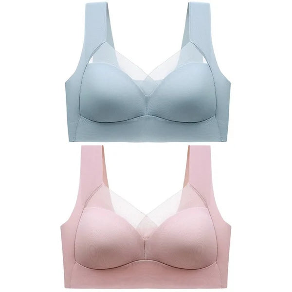 FASHION DEEP CUP BRA SUMMER SEXY PUSH UP WIRELESS BRAS (SIZE RUNS THE SAME AS REGULAR BRAS)-16