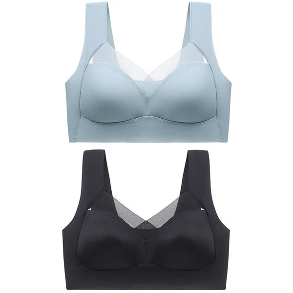 FASHION DEEP CUP BRA SUMMER SEXY PUSH UP WIRELESS BRAS (SIZE RUNS THE SAME AS REGULAR BRAS)-17