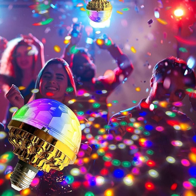 Luce colorata a sfera giratoria per discoteca