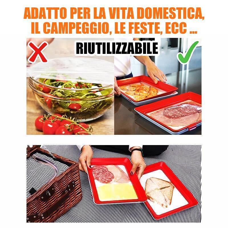 Vassoio Rosso per la Conservazione degli Alimenti-5